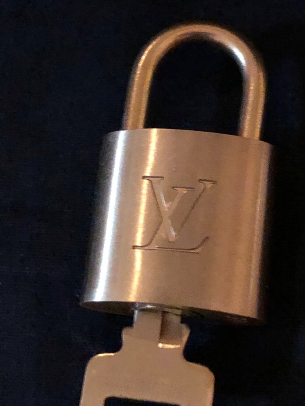 LV Brass Lock & Key Set - Picture 3 of 4